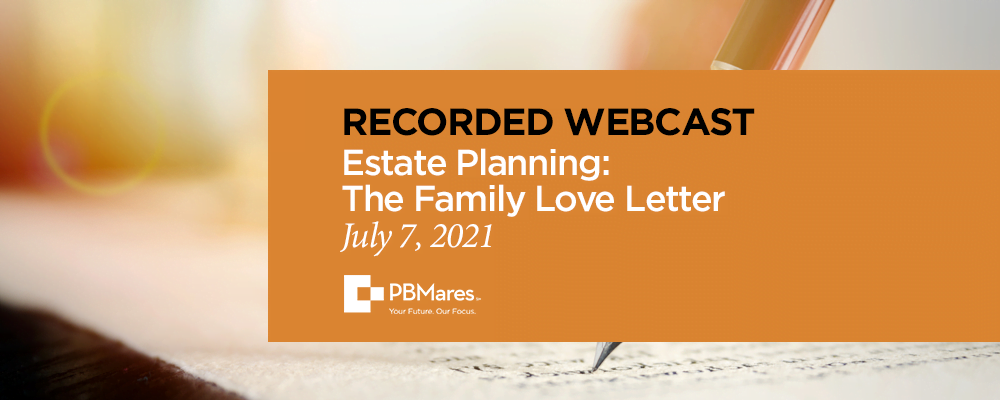 family love letter webinar