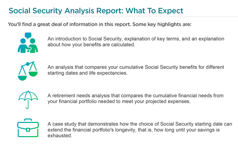 social security analysis report sample