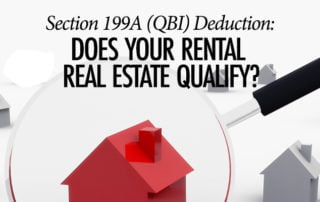QBI Deduction Real Estate - Baltimore CPA