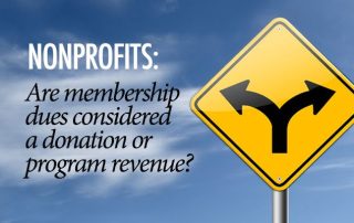 Membership Dues Donation or Revenue?