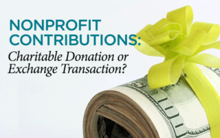 Donation Exchange Transaction - Baltimore CPA