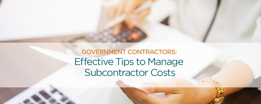 effective tips to manage subcontractor costs