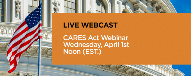 CARES Act Webinar live webcast cares act pbmares