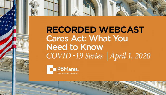 covid 19 webinar cares act