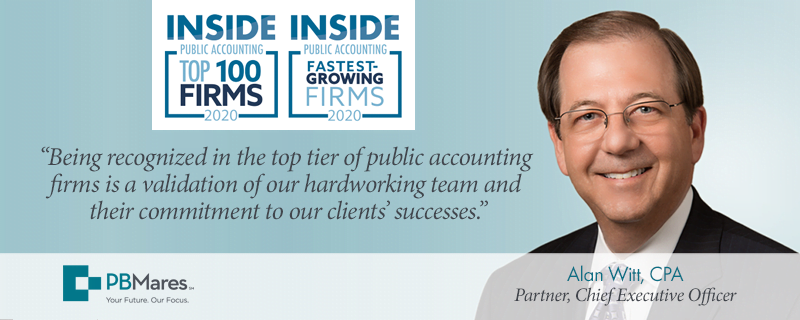 pbmares ranked top 100 firms 2020