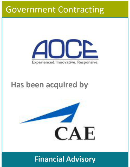 TAS-GovCon-Financial-AOCE PBMares Financial - AOCE - CAE
