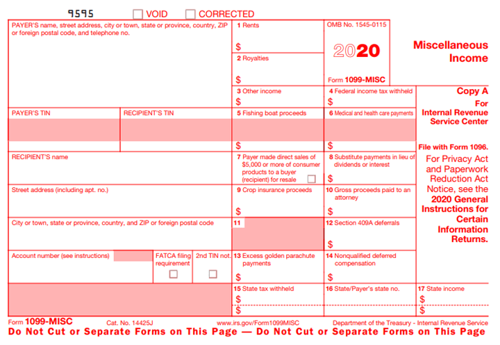 New Form 1099 Nec Non Employee Compensation Virginia Cpa