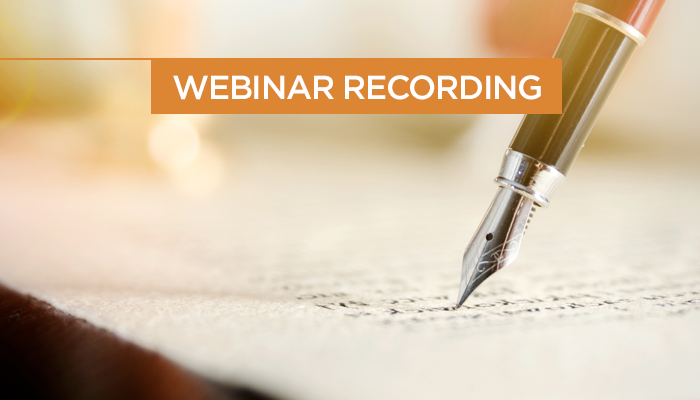 webinar recording family love letter estate planning