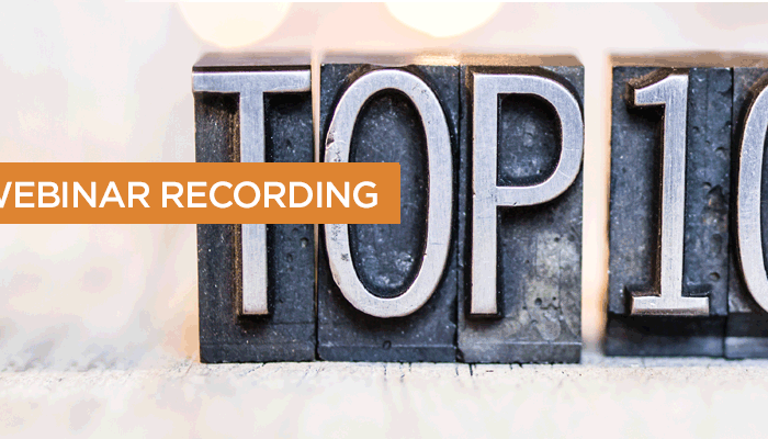 top ten tax strategies webinar 2022 pbmares
