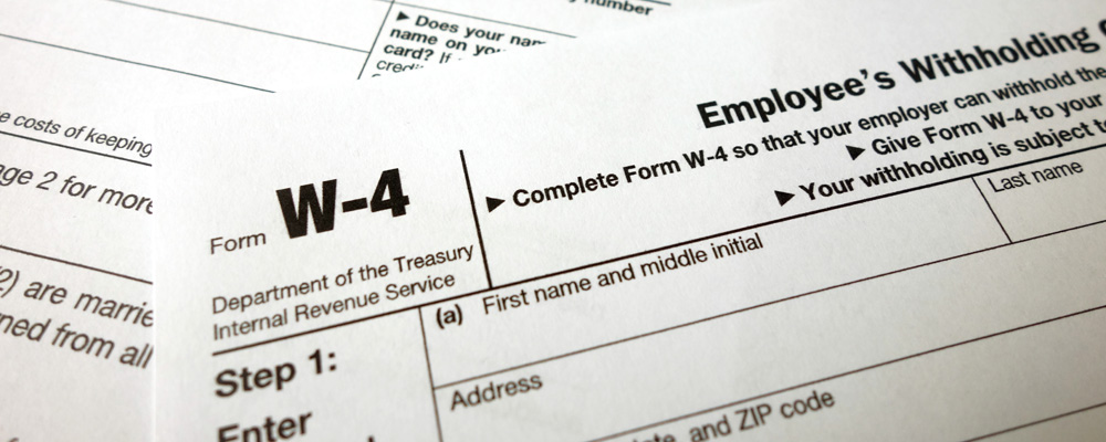 W-4 Tax Withholdings Review