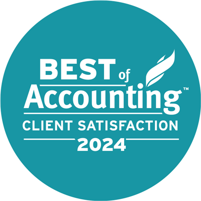 2024 Best of Accounting Seal for Client Satisfaction - PBMares